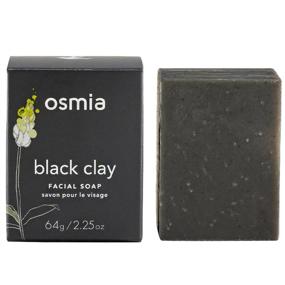 img 4 attached to 🌿 Osmia Black Clay Cleansing Facial Soap - Hydrating & Exfoliating Bar for Problem & Combination Skin