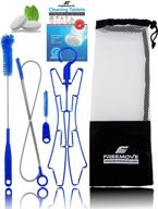 🧼 5-in-1 hydration bladder cleaning kit | ultimate dirt-free solution for water bladder bags | universal camelback cleaner kit | includes large brush, small brush, snake brush, drying hanger, carry bag & 2x cleaning tablets логотип