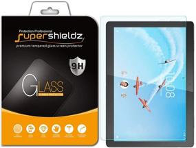 img 4 attached to Supershieldz Tempered Glass Screen Protector for Lenovo Smart Tab M10 10.1-inch (Model:TB-X605F) - Anti-Scratch, Bubble Free