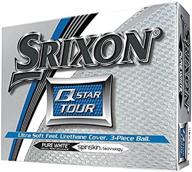 🏆 srixon q star tour golf balls: premium quality in one dozen pack logo