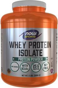 img 4 attached to 💪 NOW Sports Nutrition: Unflavored Whey Protein Isolate Powder with 25g BCAAs - 5-Pound Pack