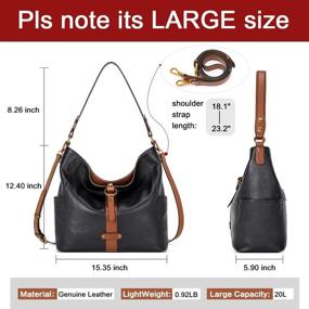 img 3 attached to CLUCI Handbags Designer Organizer Crossbody Women's Handbags & Wallets and Totes