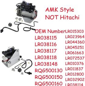 img 2 attached to LR015303 Air Suspension Compressor Pump With Bracket And Relay For La-Nd Rover Ran-Ge Ro-Ver Sport LR3 LR4 LR023964 AMK Version (4 Pins Connectors)