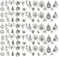 🎃 100pcs halloween charms for jewelry making - diy craft supplies for necklace, bracelet, earring, and more logo