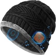 🎧 bluetooth beanie hat: trendy stocking stuffers for men & women | music hat with bluetooth 5.0 headphones for him, her, teens | perfect christmas & birthday gift idea logo