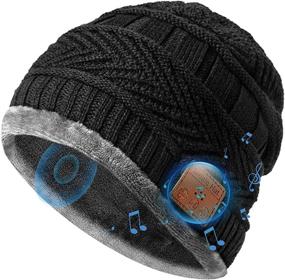 img 4 attached to 🎧 Bluetooth Beanie Hat: Trendy Stocking Stuffers for Men & Women | Music Hat with Bluetooth 5.0 Headphones for Him, Her, Teens | Perfect Christmas & Birthday Gift Idea