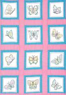 🦋 jack dempsey butterflies stamped white quilt blocks, 9x9 inches, 12-pack logo