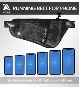 img 1 attached to 🏃 Multipurpose Athle Sport Running Belt: Stay Hydrated with Vertical Bottle Pocket