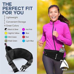 img 2 attached to 🏃 Multipurpose Athle Sport Running Belt: Stay Hydrated with Vertical Bottle Pocket