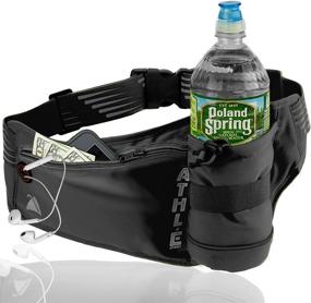 img 4 attached to 🏃 Multipurpose Athle Sport Running Belt: Stay Hydrated with Vertical Bottle Pocket