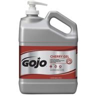 🍒 gojo cherry gel pumice hand cleaner: премиум 1-галлонная насосная бутылка с ароматом черешни и пемзовыми скрабами - 2358-02 логотип