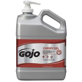 img 4 attached to 🍒 GOJO Cherry Gel Pumice Hand Cleaner: Премиум 1-галлонная насосная бутылка с ароматом черешни и пемзовыми скрабами - 2358-02