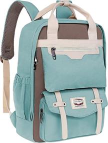 img 4 attached to 🎒 Stylish Lovvento College Vintage Bookbag Backpacks: A Perfect Blend of Nostalgia and Functionality