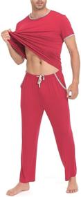 img 1 attached to Stay Cozy All Night with Indefini Pajama Sleeve Sleepwear Lounge