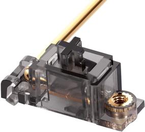 img 2 attached to 🔧 Durock V2 PCB Mount Screw-in Stabilizers: Translucent Smokey Gold Plated Keycap Stabilizers for Mechanical Keyboards (V2 Smokey 60/87 Kit)