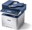 efficient xerox workcentre 3335/dni monochrome 🖨️ printer with amazon dash replenishment - blue/white logo