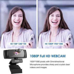 img 3 attached to 📷 1080P Auto Focus Webcam with Noise Reduction Microphones & Privacy Cover & Tripod - Full HD Streaming Web Camera by ShinyFX. USB Plug and Play PC Camera with 120 Degrees Wide Angle for Business.