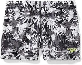 img 1 attached to Speedo Mens Swimsuit Square Printed Sports & Fitness