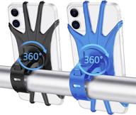 🚲 2 pack universal bike phone mount: 360° adjustable holder for iphone, galaxy & more! logo