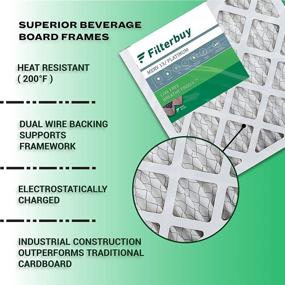 img 1 attached to 🌬️ Enhance HVAC Filtration with FilterBuy 14X30X1 Pleated Furnace Filters