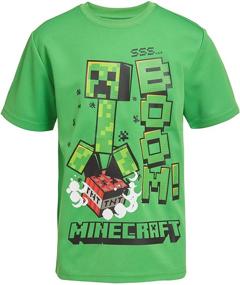 img 2 attached to 👕 Minecraft Creeper Sweatshirt Zip-Up T-Shirt – Boys' Fashion Hoodies & Sweatshirts