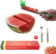 🍉 yueshico stainless steel watermelon slicer & corer: one-step cutter for cubed delights logo