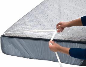 img 1 attached to 🛏️ Protective U-Haul Sealable Mattress Bag - Secure Moving and Storage Solution for Twin or Full Size Mattresses - 91” x 67” x 14” - 3 Mil