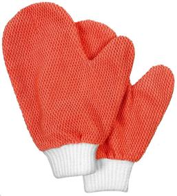 img 2 attached to TidyUps 4 Pack Microfiber Home Dusting Gloves And Glass Cleaning Mitts