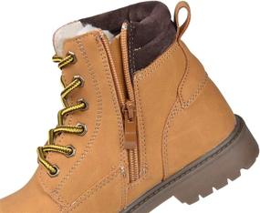 img 2 attached to Warm Waterproof Kids Snow Boots - Outdoor Hiking Booties for Boys and Girls in Winter