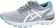 👟 asics women's gel nimbus running shoes in peacoat logo