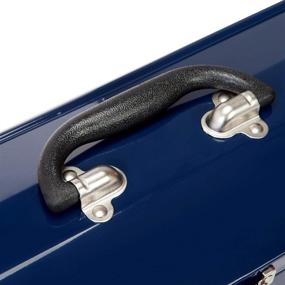 img 1 attached to 🧰 Torin TCE ATB102U 16" Hip Roof Style Portable Steel Tool Box - Blue with Metal Latch Closure: The Ultimate Storage Solution!
