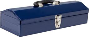 img 4 attached to 🧰 Torin TCE ATB102U 16" Hip Roof Style Portable Steel Tool Box - Blue with Metal Latch Closure: The Ultimate Storage Solution!