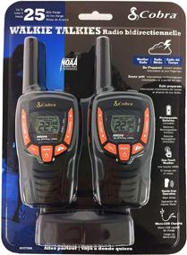 img 2 attached to Rechargeable COBRA ACXT390 Walkie Talkies - Long Range 23-Mile Two Way Radio Set with VOX (2 Pack)