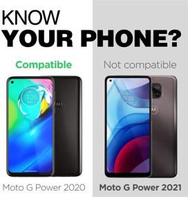 img 3 attached to 📱 Чехол с ремнем и подставкой для Moto G Power 2020 - тонкий чехол для Motorola G Power - черный