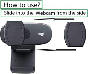 img 2 attached to Ultimate Privacy Solution: Logitech C270/C270i Webcam Lens Cap with Shutter and Hood Cover