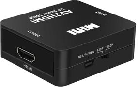 img 3 attached to 🔌 Lhcsi RCA to HDMI Converter with AV to HDMI CVBS Adapter, Supports 720p/1080P Output for Retro Games/TV/VCR/PS1/PS2/DVD/PAL/NTSC