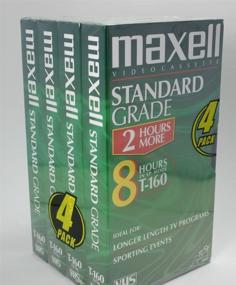 img 1 attached to 📼 Maxell T 160 Blank VHS Recording Tapes - Standard Grade