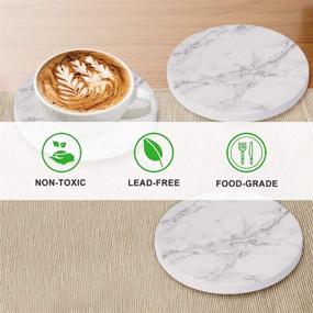 img 3 attached to 🍹 Coasters Drinks: High Absorbency with Quality Coaster Backing