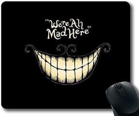 img 2 attached to 🐭 Eeejumpe We're All Mad Here Design: The Perfect Mouse Pad for Regular Computer Use