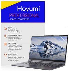 img 1 attached to 🔍 Hoyumi Precise Cutout Full Screen Transparent Screen Protector for Lenovo Yoga C940 14 Inch Laptop - Draw & Write Like Paper