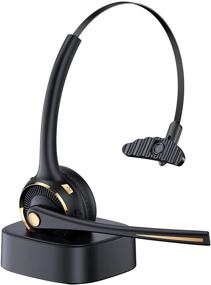 img 4 attached to 【Upgraded】 Bluetooth Microphone Headphones Compatible