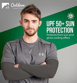 img 3 attached to 🌞 UV Sun Protection Compression Arm Sleeves: Tattoo Cover Up and Cooling Athletic Sports Sleeve for Football, Golf & Volleyball