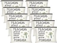 pieces teacher appreciation cosmetic toiletry logo