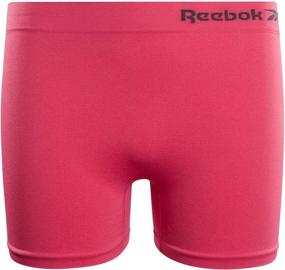 img 1 attached to 🩲 Reebok Girls’ Underwear – Seamless Cartwheel Shorties (Set of 4)