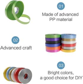 img 1 attached to 🎀 30 Yard Double Sided Curling Ribbon Roll - 12 Colors for Crafts, Gift Wrapping, Wedding Decor, DIY Bows, Hair Accessories - Trim Embellishments