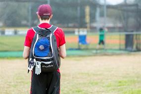 img 1 attached to 🎒 Athletico Baseball Bat Bag - Backpack for Baseball, T-Ball, and Softball Gear - Youth and Adults Equipment Holder for Bat, Helmet, Glove, and Shoes - Including Shoe Compartment and Fence Hook