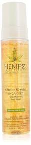 img 4 attached to 🌿 Пена для тела Hempz Fresh Fusions с цитриновым кристаллом и кварцем - 8.5 унции