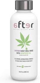 img 3 attached to 🌿 After69 Lavender Mint Oral Rinse Mouthwash with Hemp Seed Oil, Echinacea & Ashwagandha - Alcohol & Fluoride Free - 100% Natural Ingredients - Personal Care, 16.9oz