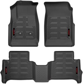 img 4 attached to Gator Accessories 79609 Black Front & 2nd Seat Floor Liners for 2015-2019 Colorado/Canyon Crew Cab - Combo Kit
