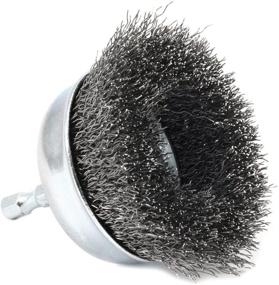 img 3 attached to Forney 72731 Crimped 3 Inch 012 Inch Wire Wheel Brush: Superior Quality & Precision